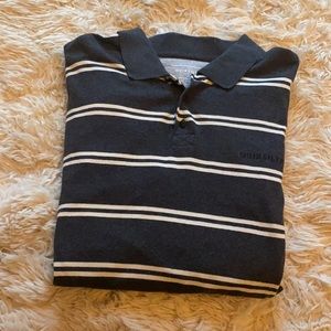 Quiksilver men’s long sleeve striped shirt